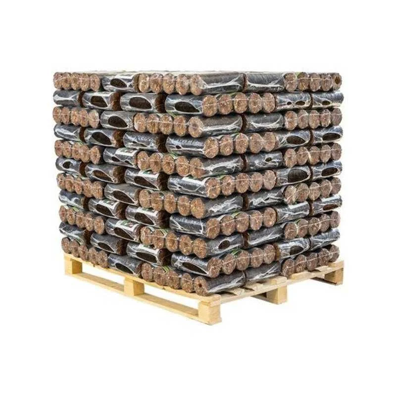 BIOMAC Rindenbriketts rund / GLUTHALTER 1000kg Palette